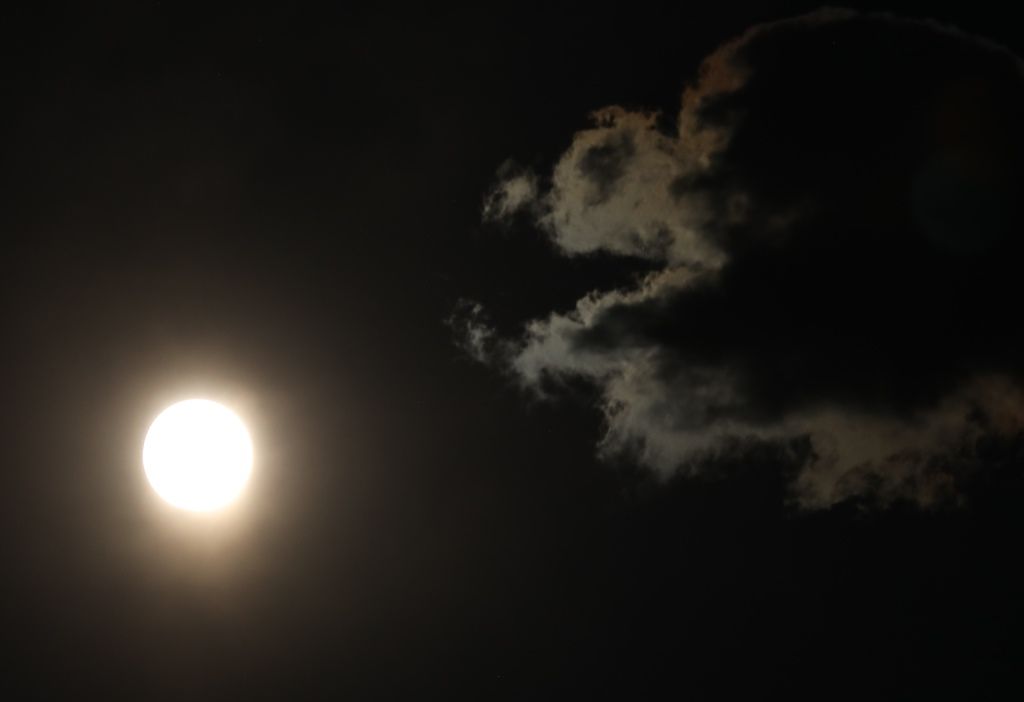 Full moon sky